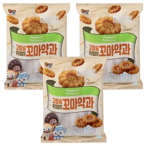 풀무원 우리밀함유 고칼슘 꼬마약과, 밀, 200g, 3개