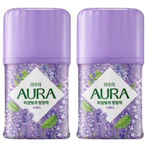 아우라 미향탈취 실내용 방향제 본품, 400ml, 2개, 라벤더