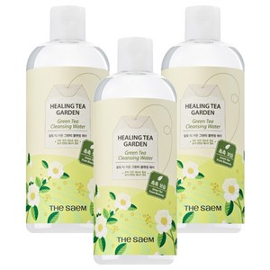 더샘 힐링 티 가든 그린티 클렌징 워터, 500ml, 3개