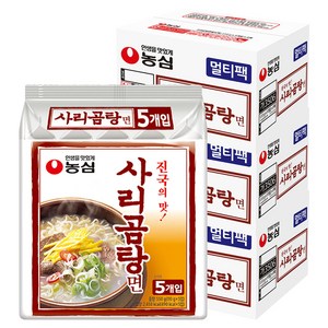 농심 사리곰탕면 110g, 120개