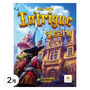 팝콘에듀 인트리게 보드게임, 혼합색상, 2개