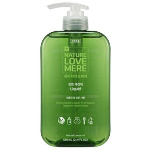 네이쳐러브메레 젖병 세정제 액상형 레몬향, 650ml, 1개