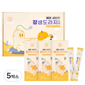 니몸내몸 배를 사랑한 장생도라지 스틱 건강즙, 10g, 150개입