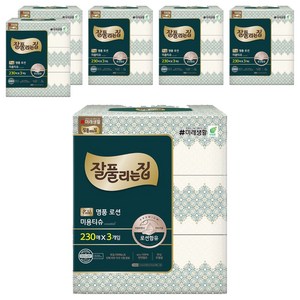 잘풀리는집 로션 미용티슈 에센셜, 230매, 18개