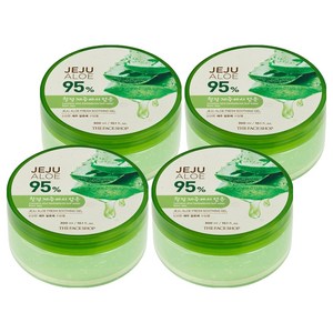 더페이스샵 신선한 제주 알로에 수딩젤, 300ml, 4개