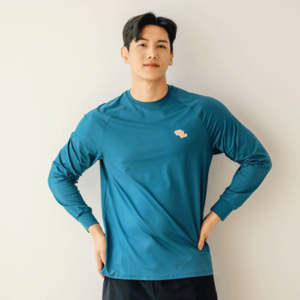 튜브트리 남성용 오버핏 루즈핏 래쉬가드 상의 A7203 골드박스 특가