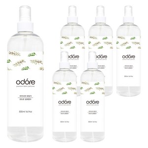 오도르 섬유향수 본품, 아카시아모링가, 6개, 500ml
