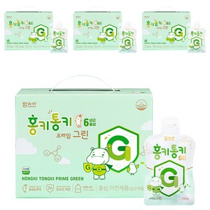 함소아 홍키통키 프라임 그린 유아홍삼, 15ml, 120개