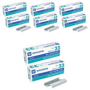 화신 스테이플러 침 5000pcs 2개, 33호침, 4세트