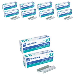 화신 스테이플러 침 5000pcs 2개, 33호침, 5세트
