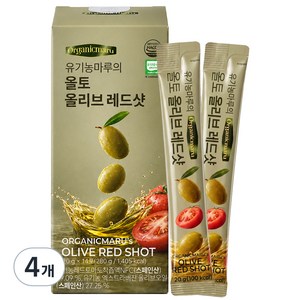 유기농마루 올토 올리브 레드샷 14p, 4개, 280g