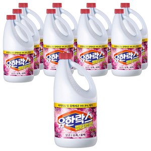 유한락스 멀티액션 후로랄, 1.8L, 10개