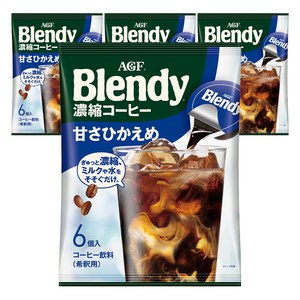 블렌디 포션 커피 라이트 슈거, 18g, 6개입, 4개