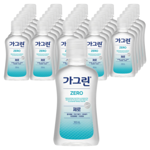 가그린 제로 구강청결제, 100ml, 40개