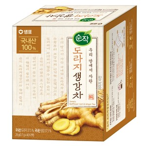 순작 도라지 생강차 티백, 700mg, 40개입, 1개