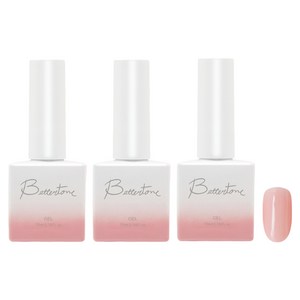 아이빛 베러톤 누드스킨 시럽 컬러 젤네일, BT-102베이비핑크, 10ml, 3개