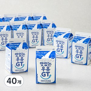 남양유업 맛있는 우유 GT, 200ml, 40개
