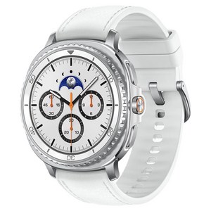 삼성전자 갤럭시워치 8 클래식 스마트워치 SM-L505N, 화이트, 46mm, GPS+Cellular