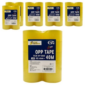 가드맨 OPP 박스 테이프 48mm x 40m, 투명, 60개