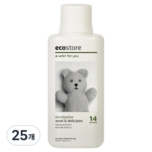 에코스토어 중성 & 울 세제 유칼립투스향, 25개, 500ml