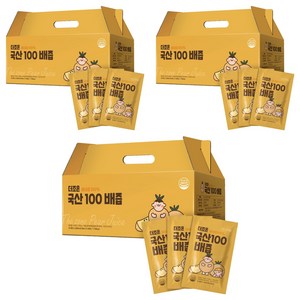 더존건강 더조은 국산100 배즙, 100ml, 90개