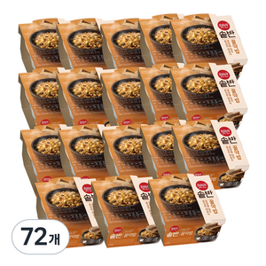 햇반 솥반 꿀약밥, 210g, 72개