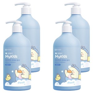 그린핑거 마이키즈 프레쉬 워시 푸아, 4개, 500ml
