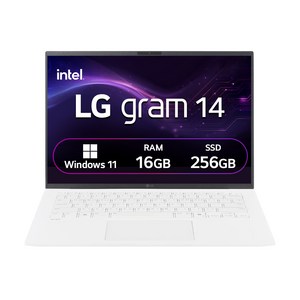 LG전자 2026 그램 14 코어 Ultra5, 에센스 화이트, 256GB, 16GB, WIN11 Home, 14Z90S-GA5VK