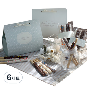 디비디디자인 아이린 막대과자 초콜릿 만들기 세트, 만들기재료 13종, 6세트