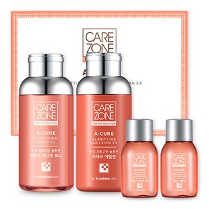 케어존 닥터 솔루션 R아큐어 토너 + 에멀젼 2종 세트, 1세트