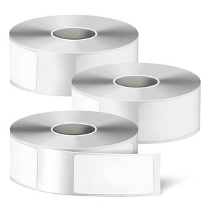 탐사 미니 시리즈 네임스티커 라벨 프린터용 라벨지 화이트 200매 14 x 30 mm, 3개, 200칸