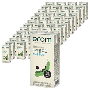 이롬 황성주 박사의 국산 검은콩 고칼슘 두유, 190ml, 60개
