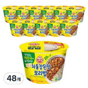 오뚜기 차돌강된장 보리밥, 315g, 48개