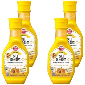 오뚜기 허니머스타드, 265g, 4개