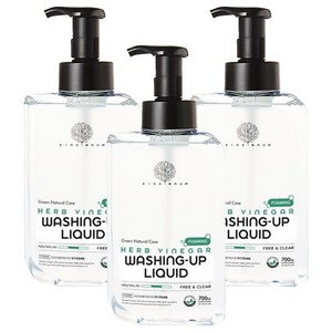 아이너바움 아기 주방세제 거품형 무향, 700ml, 3개