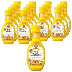 오뚜기 허니머스타드 소스, 265g, 15개