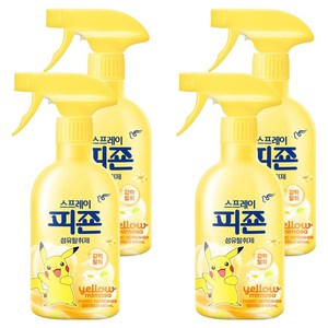 피죤 스프레이 오리지널 강력탈취 옐로미모사, 430ml, 4개