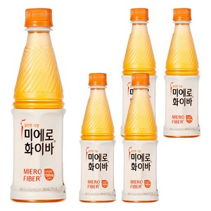미에로화이바 PET, 350ml, 5개
