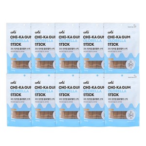 꼬뜨 강아지껌 덴탈껌 치카껌 스틱, 클로렐라, 100g, 10개