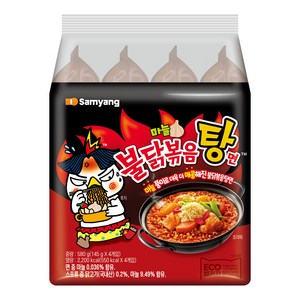 불닭 볶음탕면 145g, 4개