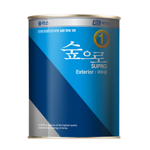 KCC숲으로 플러스 외부용 무광, 화이트, 900ml, 1개