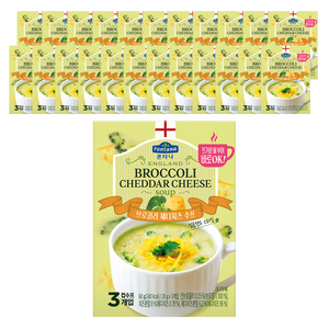 폰타나 잉글랜드 브로콜리 체다치즈 수프, 60g, 24개