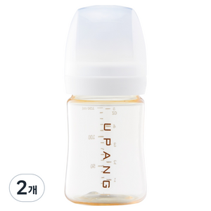 유팡 맘마 PPSU 노꼭지 젖병, 밀크화이트, 150ml, 2개