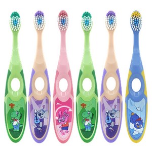 조르단 스텝 2단계 유아칫솔, 랜덤 발송, 1개입, 6개