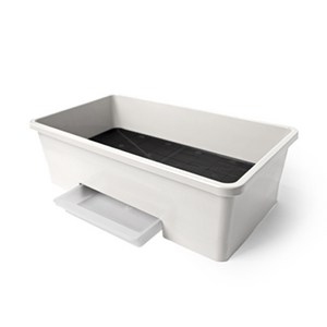 플라팜 텃밭 화분 20L, 화이트, 1개