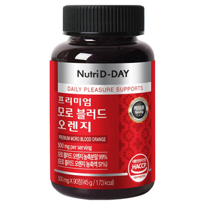 뉴트리디데이 프리미엄 모로 블러드 오렌지, 90정, 1개