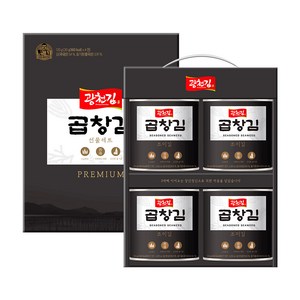 광천김 곱창캔김 30g x 4p 선물세트, 1세트 골드박스 특가