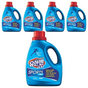 유한젠 액체형 스포츠 표백제, 2.3L, 1개입, 5개