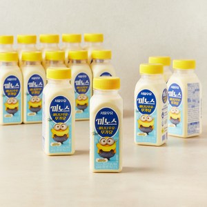 서울우유 미노스 바나나우유 무가당, 15개, 235ml