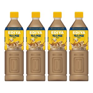 이디야 믹스커피 바닐라, 1L, 4개